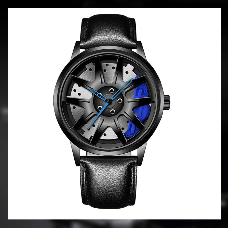 Men's Automatic Movement Watch Vacuum Plating Wheel Style