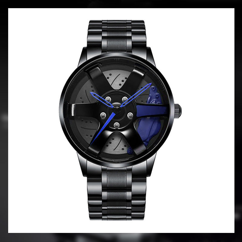 Men's Automatic Movement Watch Vacuum Plating Wheel Style