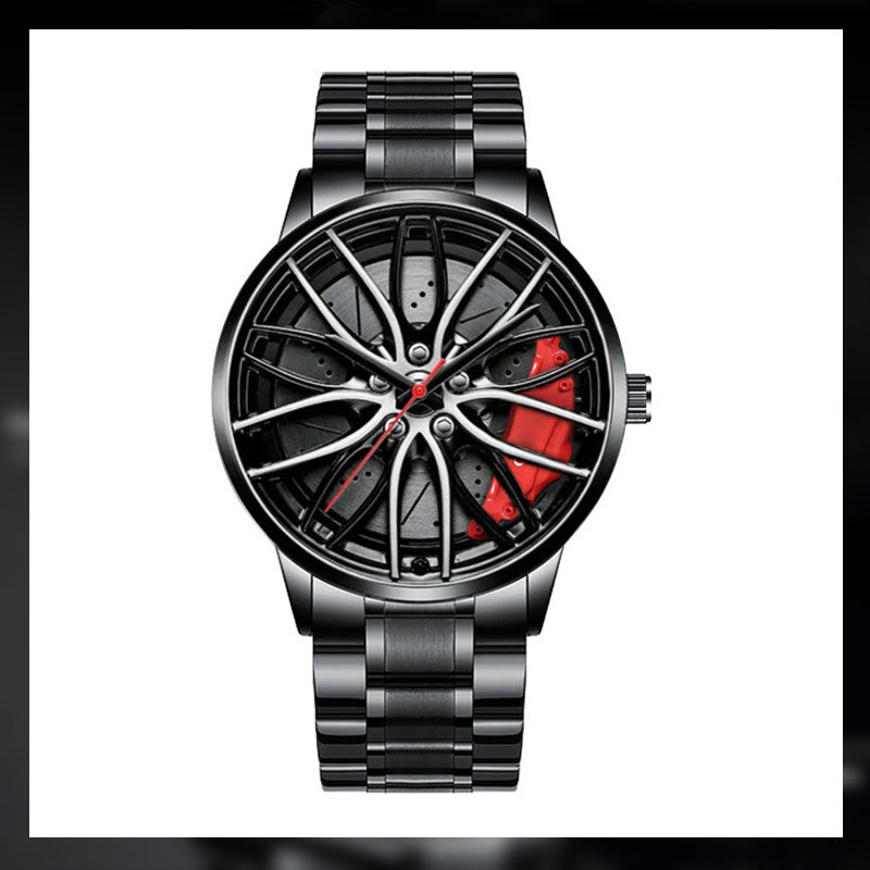 Men's Automatic Movement Watch Vacuum Plating Wheel Style