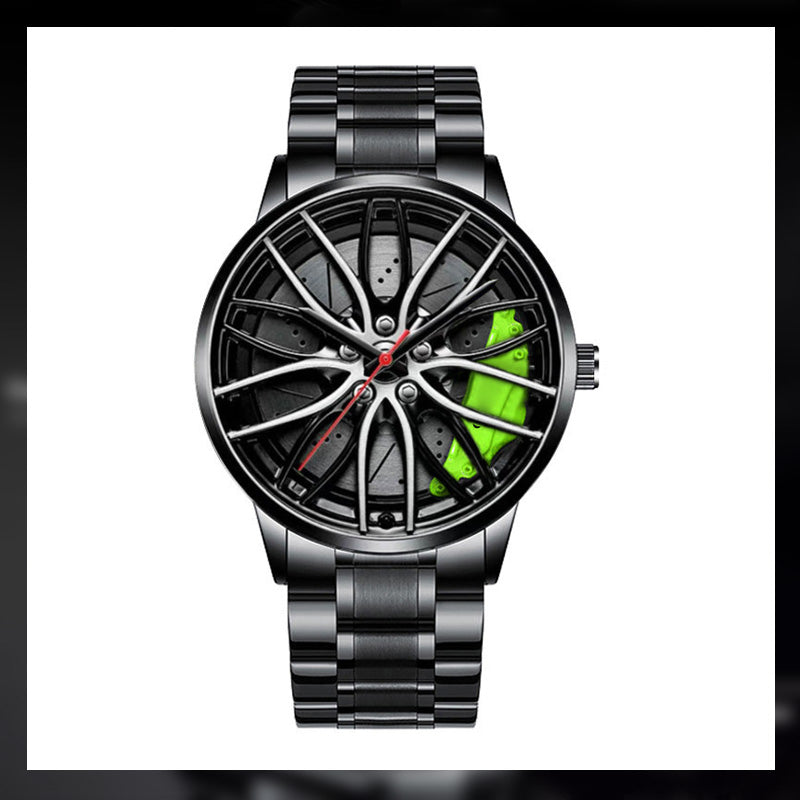 Men's Automatic Movement Watch Vacuum Plating Wheel Style
