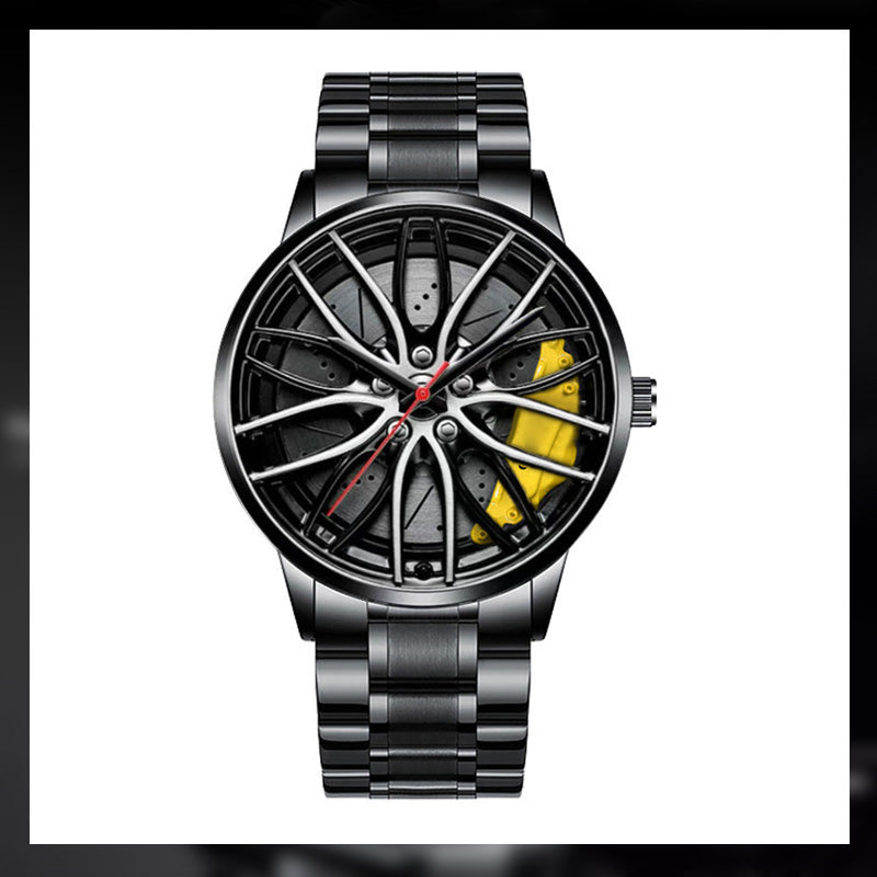 Men's Automatic Movement Watch Vacuum Plating Wheel Style
