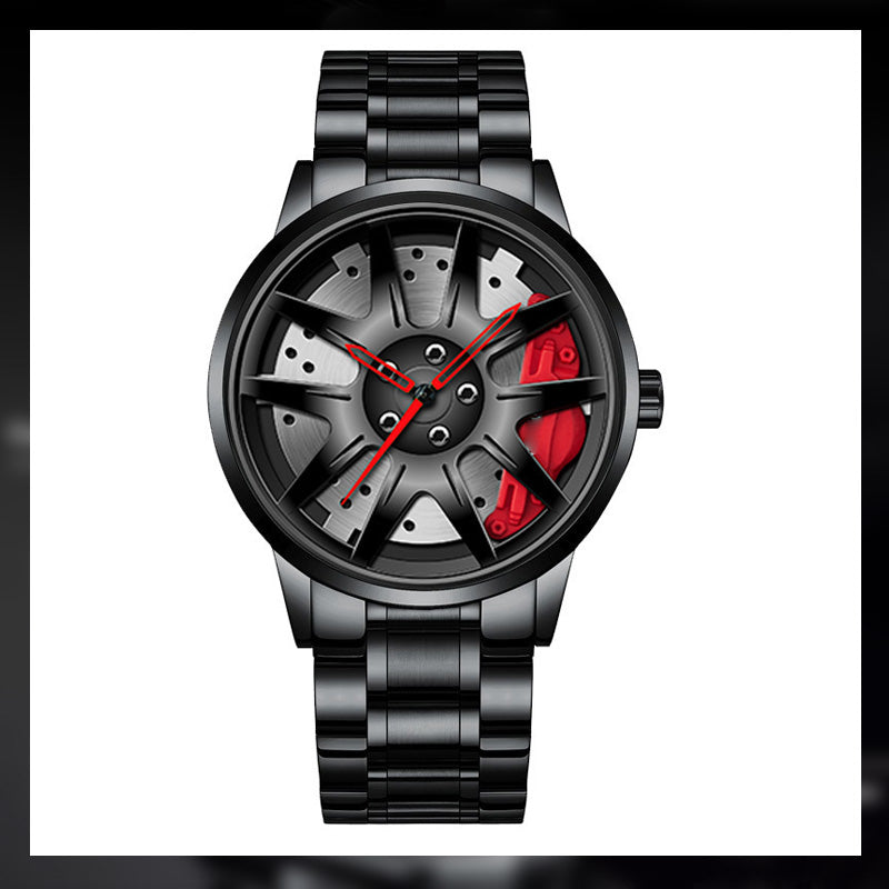 Men's Automatic Movement Watch Vacuum Plating Wheel Style