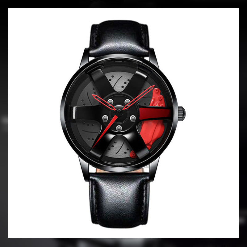 Men's Automatic Movement Watch Vacuum Plating Wheel Style