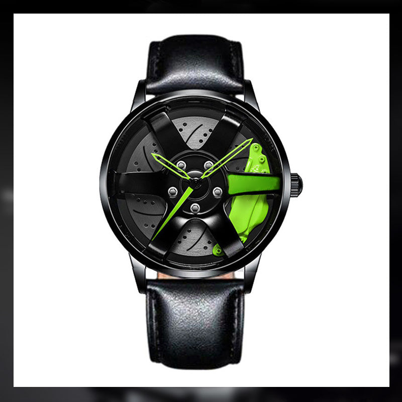 Men's Automatic Movement Watch Vacuum Plating Wheel Style