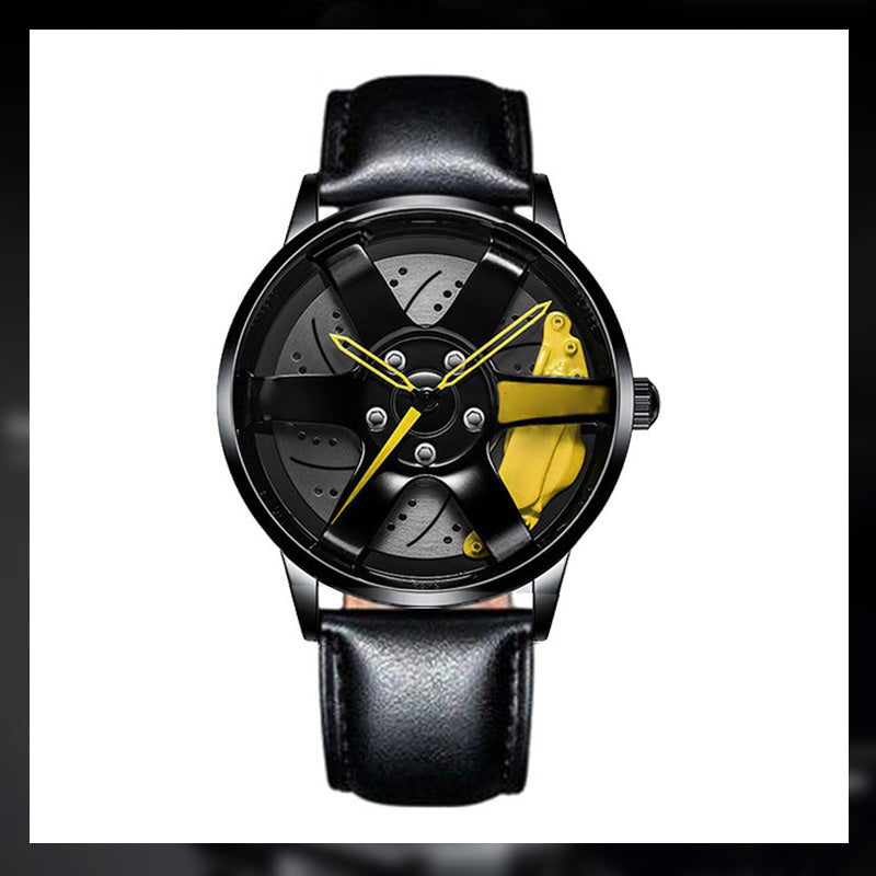 Men's Automatic Movement Watch Vacuum Plating Wheel Style