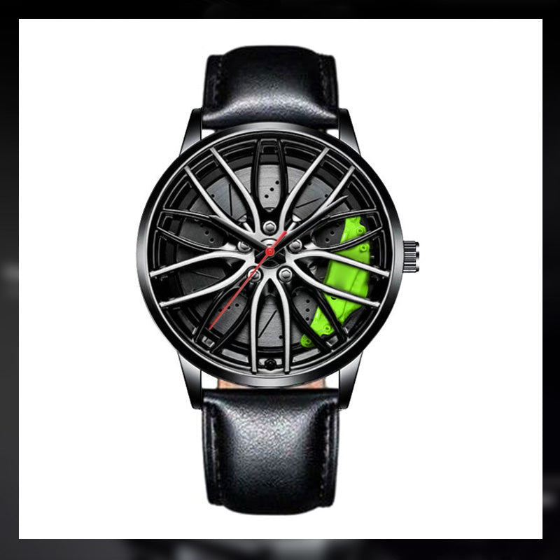 Men's Automatic Movement Watch Vacuum Plating Wheel Style