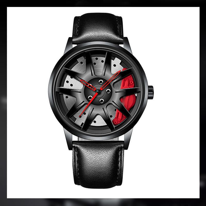 Men's Automatic Movement Watch Vacuum Plating Wheel Style