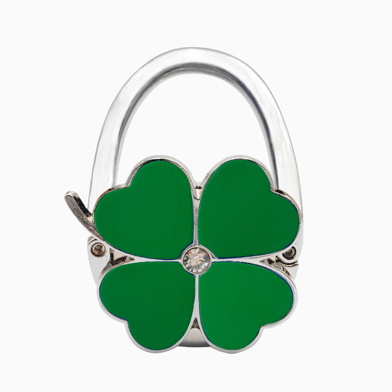 Four-Leaf Clover Bag Hook Decoration