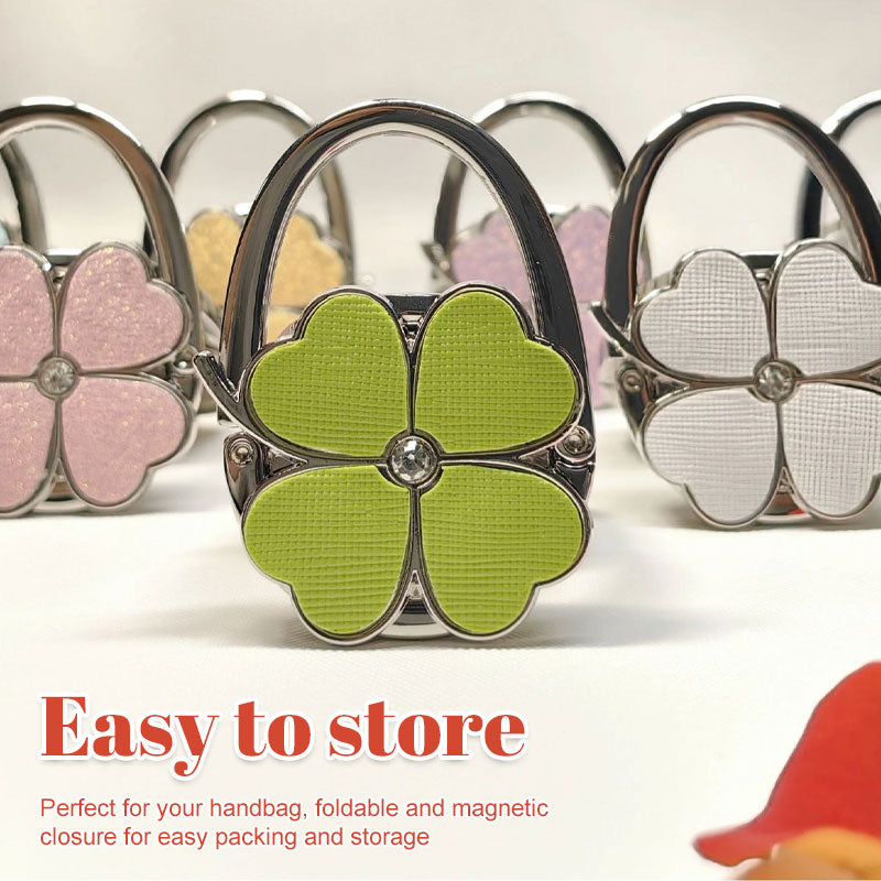 Four-Leaf Clover Bag Hook Decoration