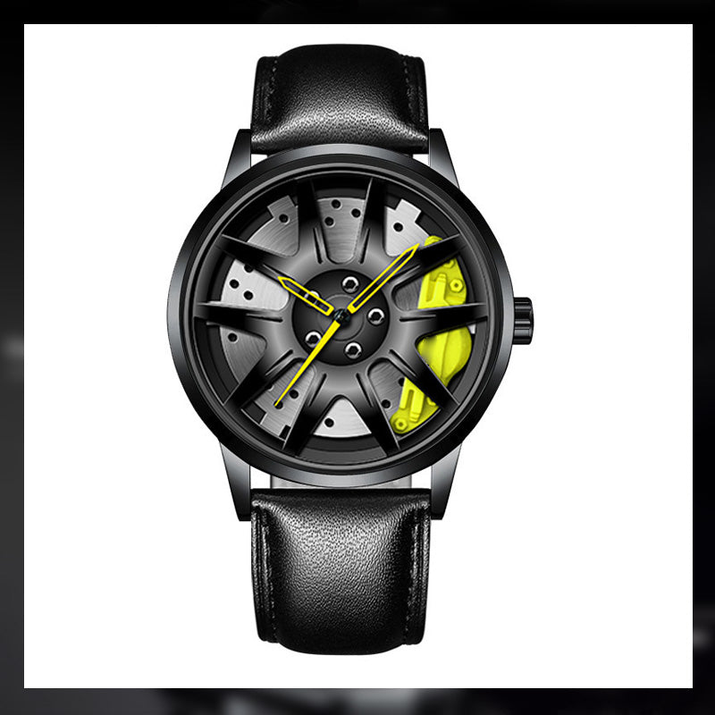 Men's Automatic Movement Watch Vacuum Plating Wheel Style