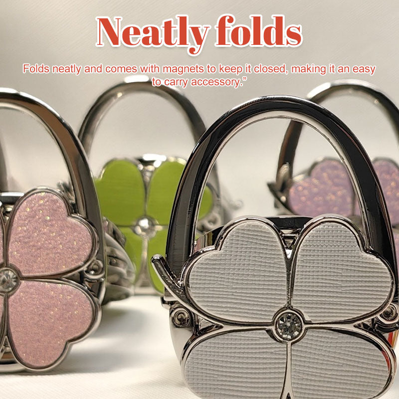 Four-Leaf Clover Bag Hook Decoration