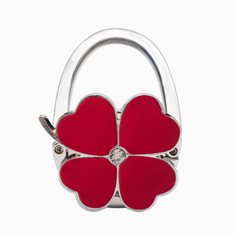 Four-Leaf Clover Bag Hook Decoration