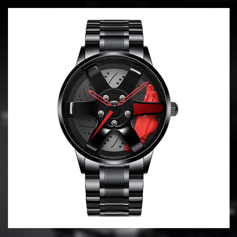 Men's Automatic Movement Watch Vacuum Plating Wheel Style