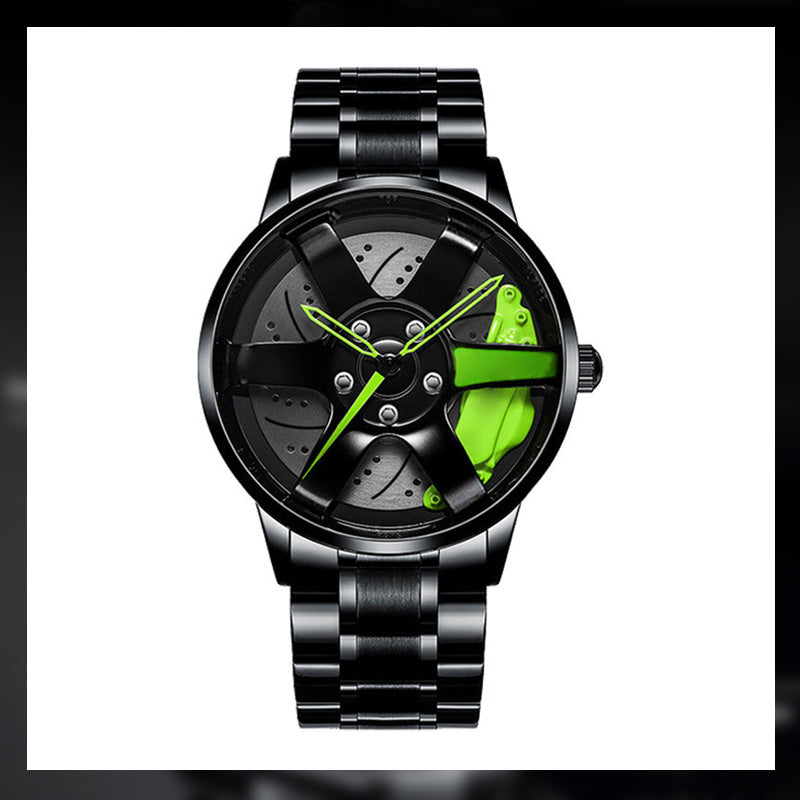 Men's Automatic Movement Watch Vacuum Plating Wheel Style