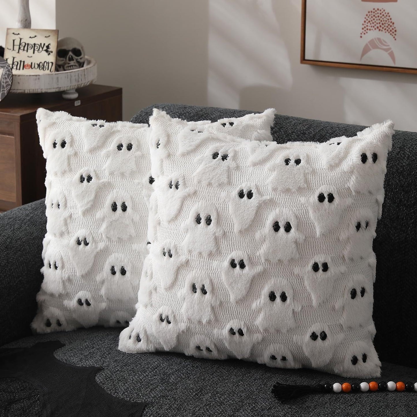👻 Spooky & Soft Halloween Ghost Pillowcase
